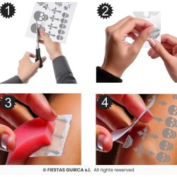 Tatuajes Goticos en plateado 2