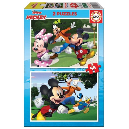 Puzzle 2x48 mickey & friends