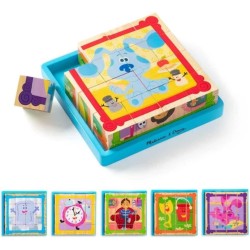 Puzzle de Cubos de Madera Blue´s  2