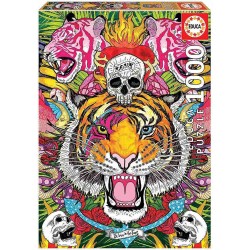 PUZZLE 1000 PIEZAS EXTASIS - TIGRE