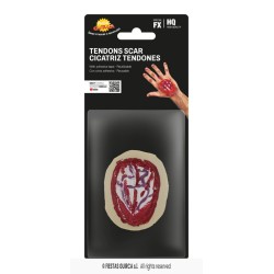 Cicatriz tendones mano 10 cms, latex 2