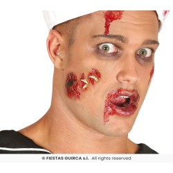 Cicatriz bichos con adhesivo latex 2
