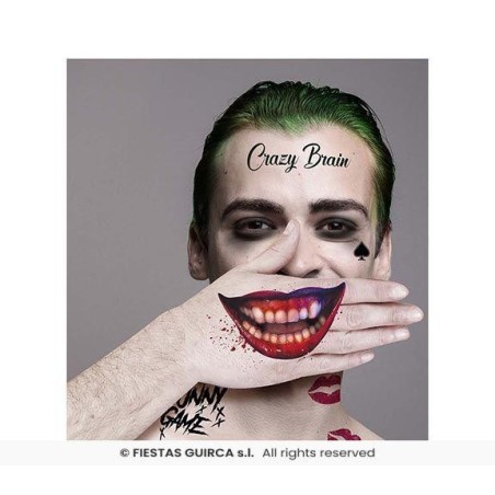 Tatuajes De Mr Smile JOKER 30x14 Cm