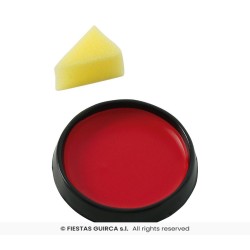 maquillaje con esponja rojo 2