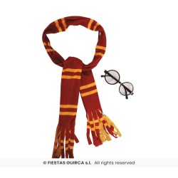 Conjunto mago harry- bufanda y gafas  2