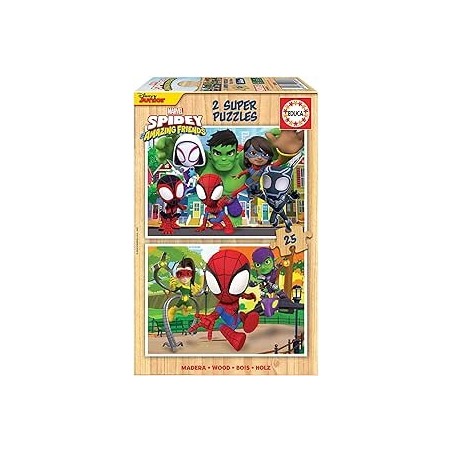 2X25 Spidey & His Amazing Friends Madera