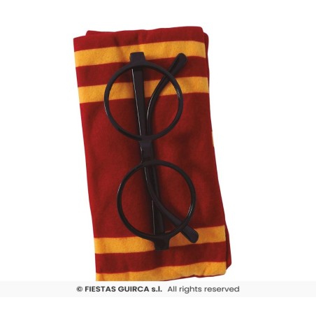 Conjunto mago harry- bufanda y gafas 