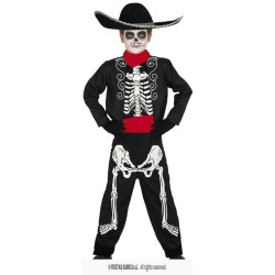 Disfraz Mariachi skeleton mexic 5-6 años