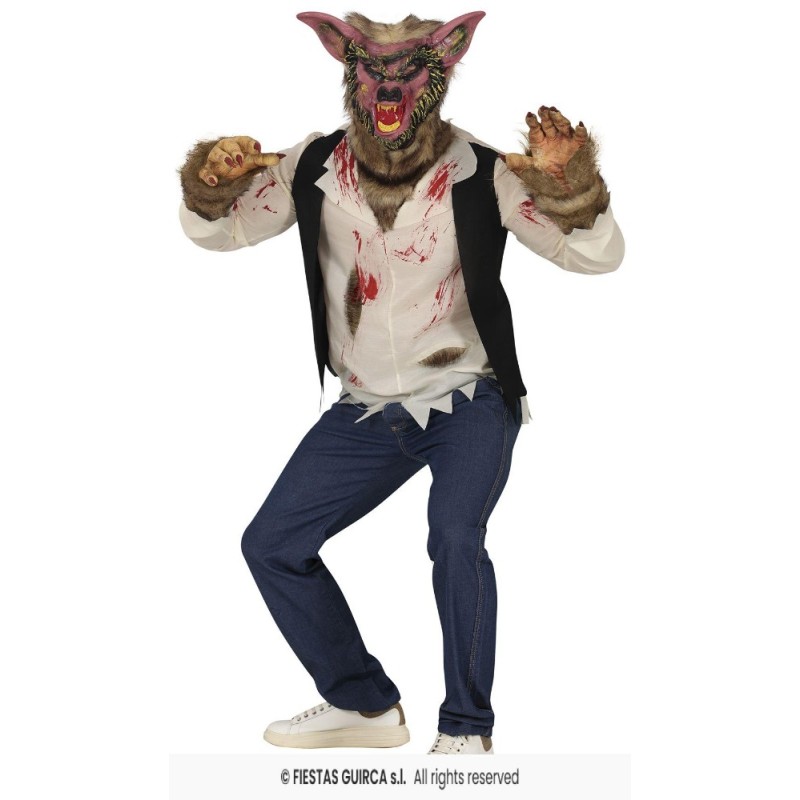 Disfraz Hombre lobo killer werewolf t.M