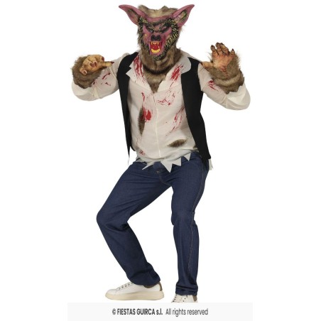 Disfraz Hombre lobo killer werewolf t.L