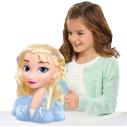 Cabeza de peinado básica de Elsa de Disn 2