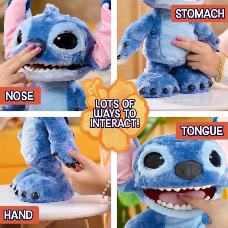 Peluche Interactivo Stitch 34 cm – Disne