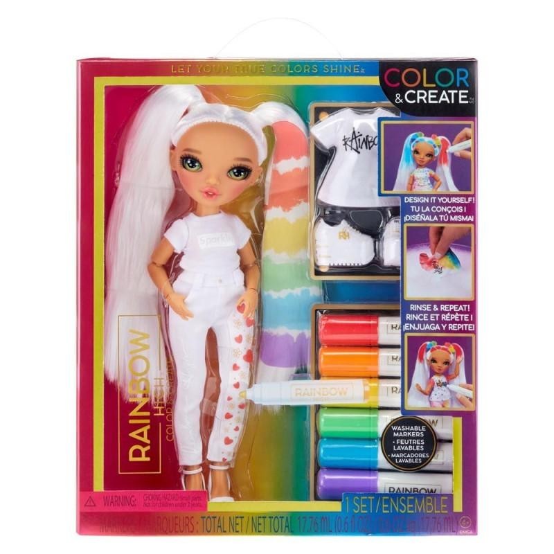 MGA Rainbow High Color & Create Muñeca O