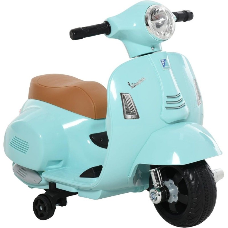 Moto Mini Vespa 6V Verde para Niños