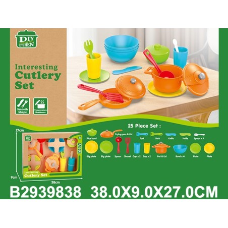 Menaje Ecológico Infantil 25 Piezas – Se