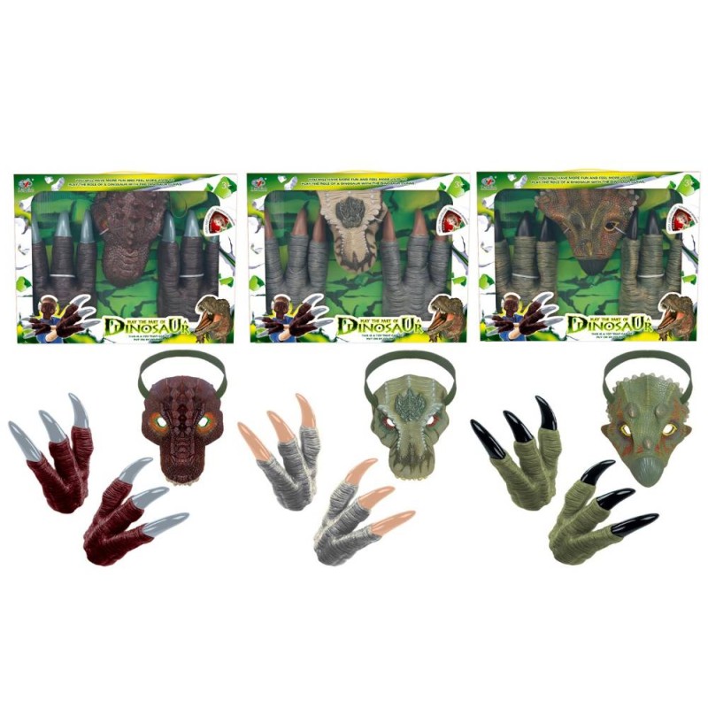 Caja Máscara y Garras de Dinosaurio – Se