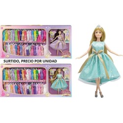 Caja Princesa Con 36 Vestidos