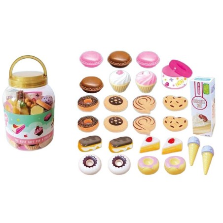 Bote con Galletas y Dulces – Set 26 Piez