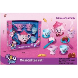 Juego de Té Musical Rosa con Caritas – S