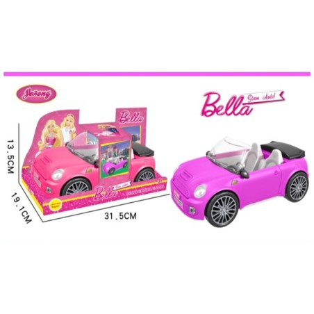 Coche Bella Glam Rosa – Vehículo para Mu
