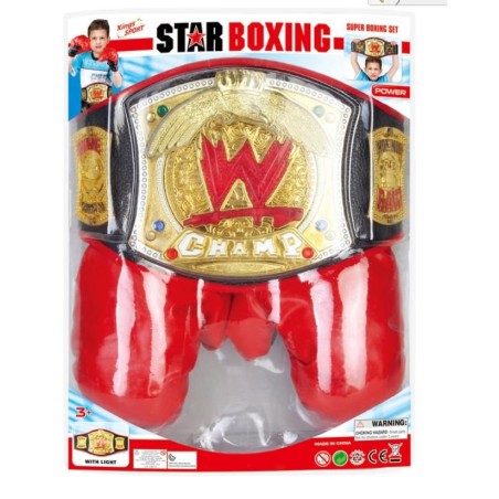 Set de Boxeo Infantil – Guantes y Cintur