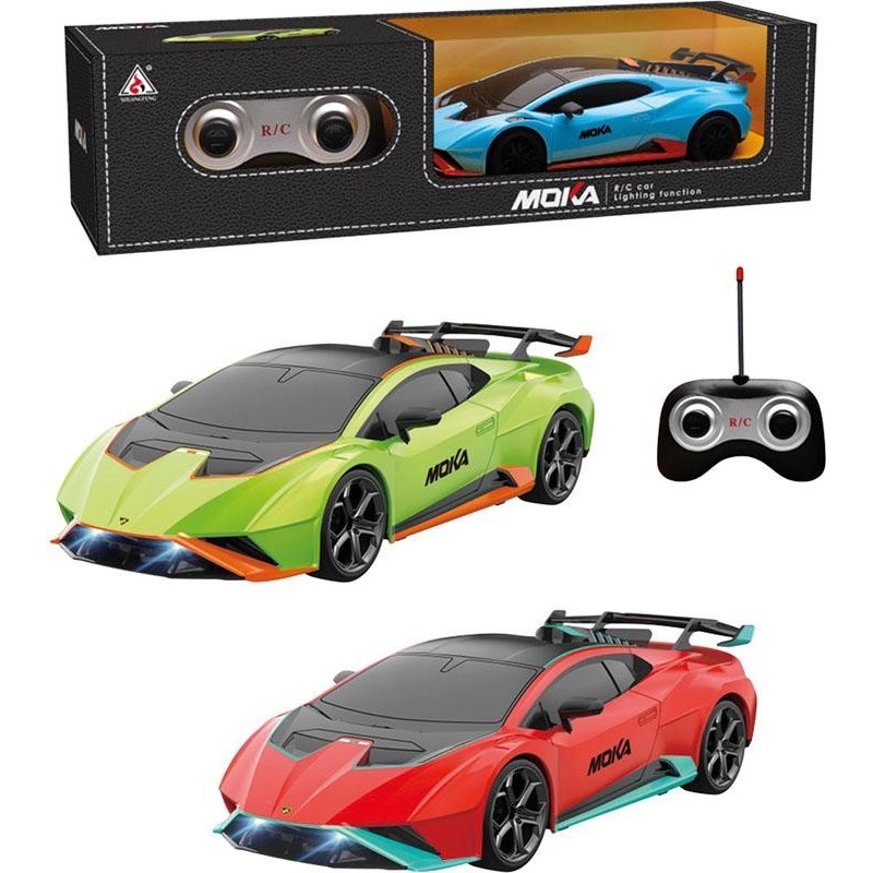 RC Lambo Moka Verde 20 cm – Coche Teledi
