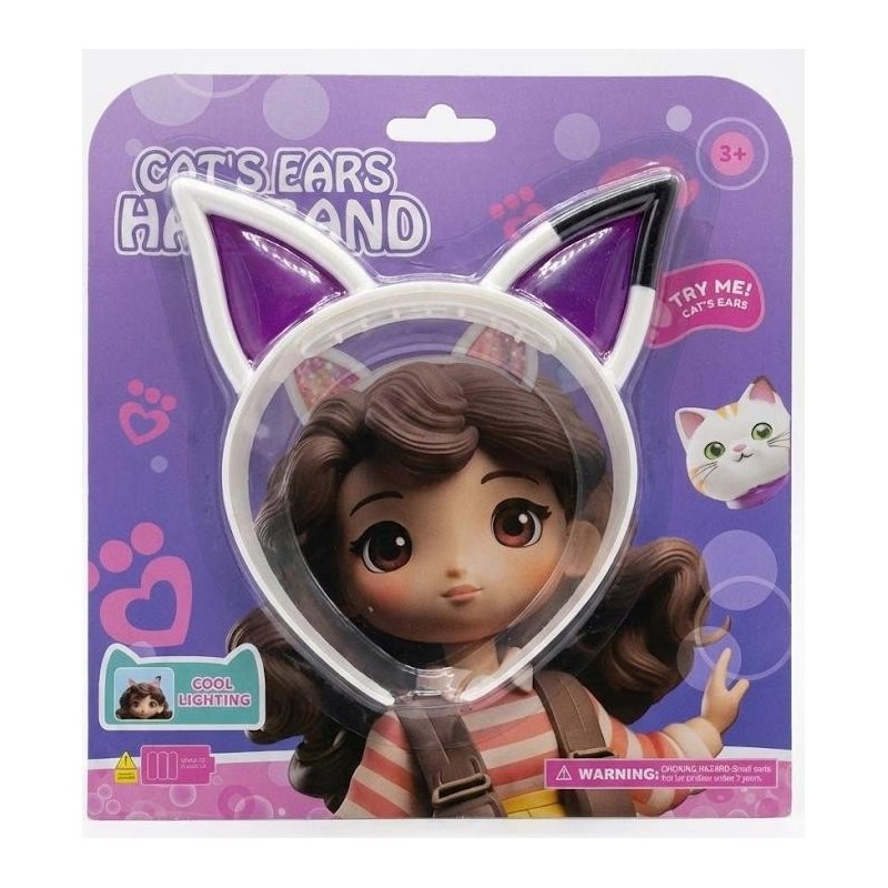 Diadema Orejas de Gato con Luz – gabby