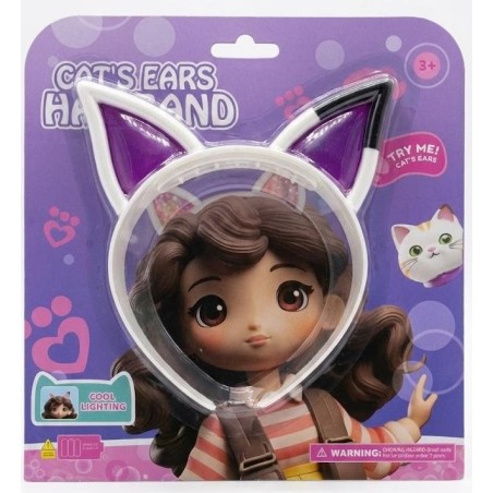 Diadema Orejas de Gato con Luz – gabby