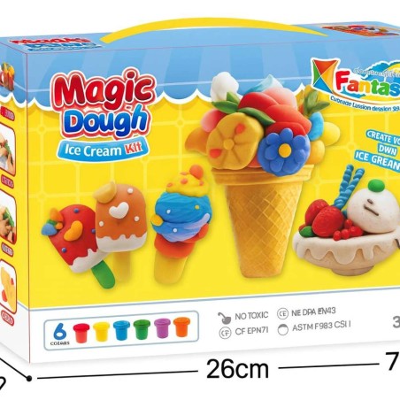 Magic Dough Helados – Set de Plastilina 