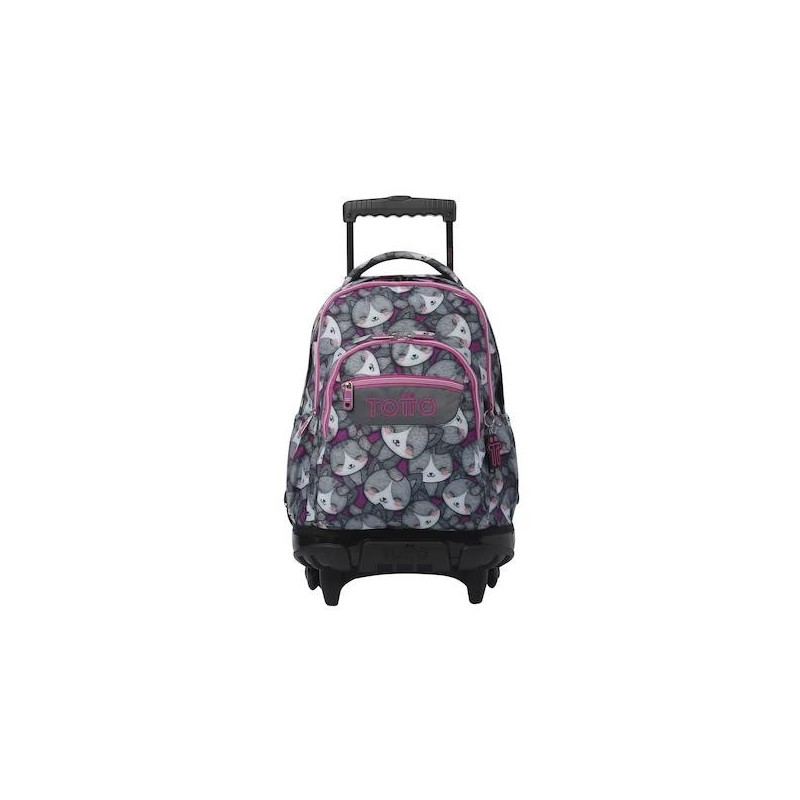 Mochila  carro Renglones - Kitten Rose