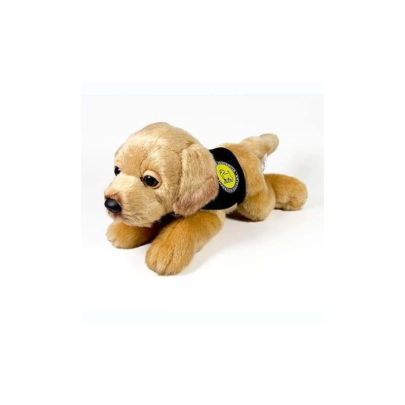 Peluche Perro Labrador Canela Con Chalec