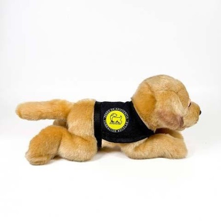 Peluche Perro Labrador Canela Con Chalec