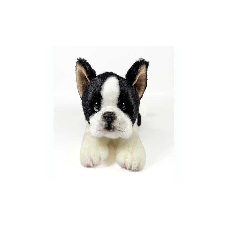 Peluche Boston Terrier Tumbado 25cm