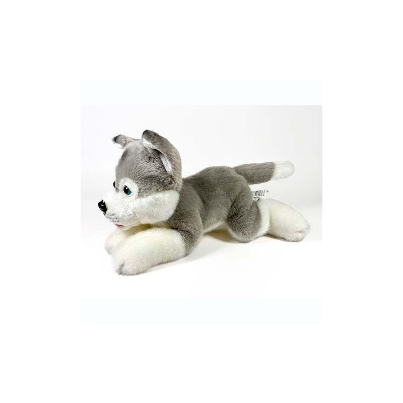 Peluche Husky Tumbado 25cm.