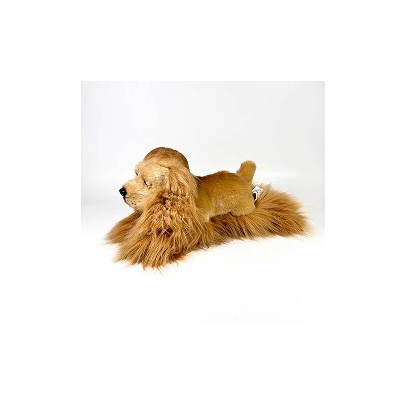 Peluche Cocker Spaniel Tumbado 25cm.