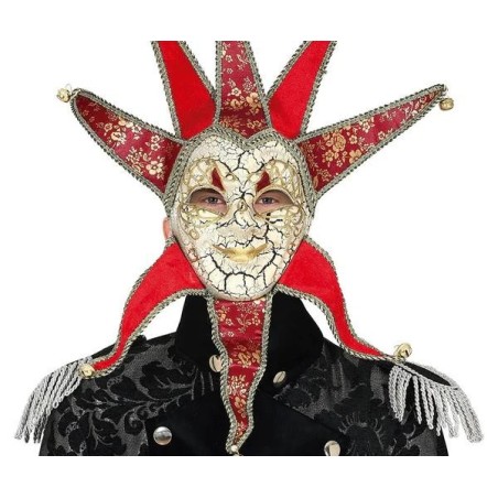 MASCARA VENECIANA HOMBRE ROJA