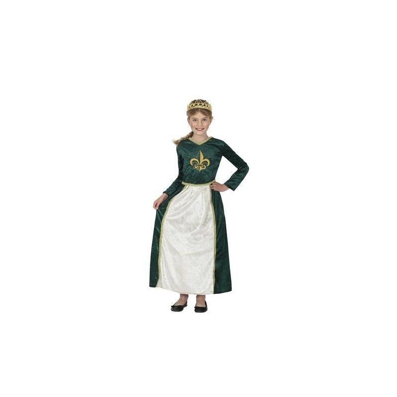 DISFRAZ DAMA FIONA MEDIEVAL 10-12 AÑOS