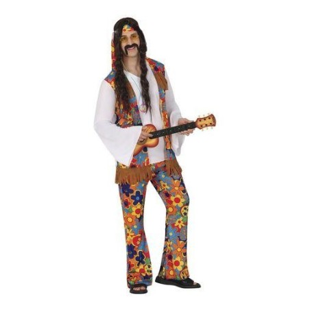 DISFRAZ FLOWER HIPPIE, ADULTO, 52 – 54 (