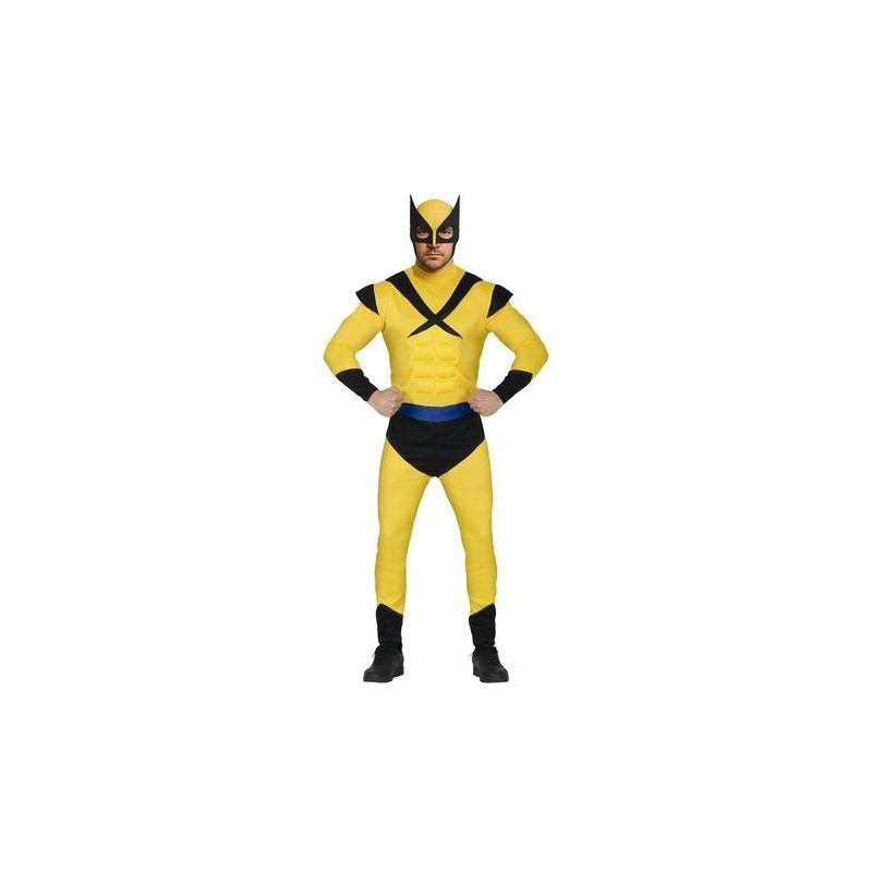DISFRAZ YELLOW MUSCLE, ADULTO, 52 – 54 (