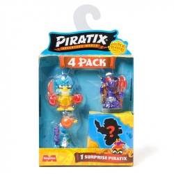 Piratix Golden Treasure Pack 4 figuras  2