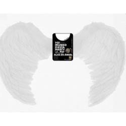 80 * 60 cm alas angel pluma blanco 2