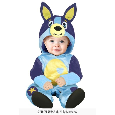 Disfraz perrito azul bluey 2-3 años