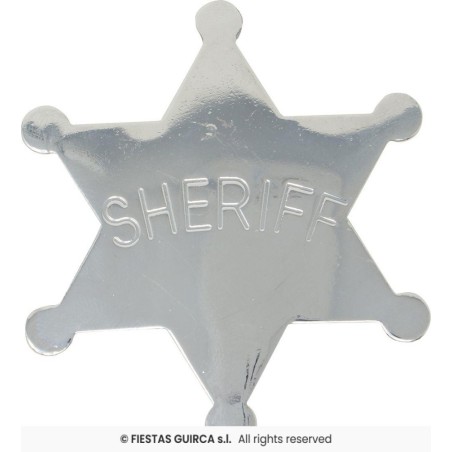 estrella sheriff metalica 6cm