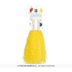 Carton 2 pom-pom amarillo 80 gr 2
