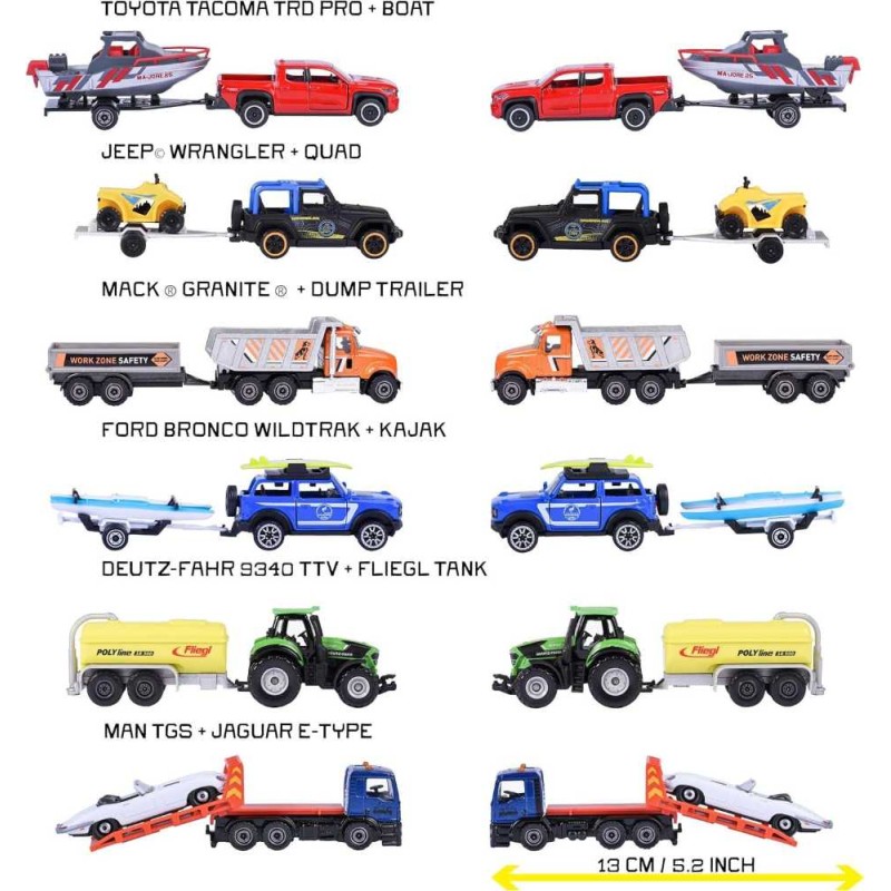 Camion Remolque Majorette City Trailer