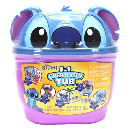 Set papeleria cubo Stitch Disney