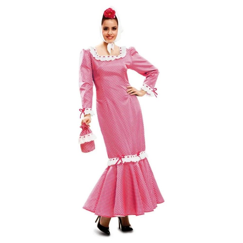DISFRAZ CHULAPA MADRILEÑA ROSA XXXL
