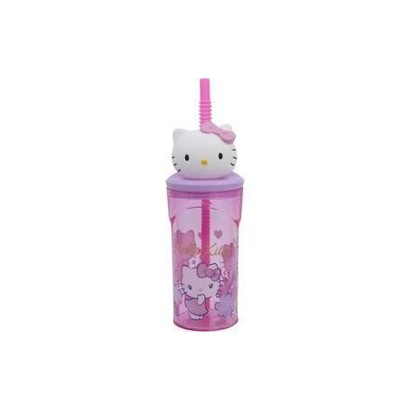  Vaso Figurita 3D 360 Ml Hello Kitty