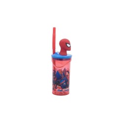  Vaso Figurita 3D 360 Ml Spiderman Movin