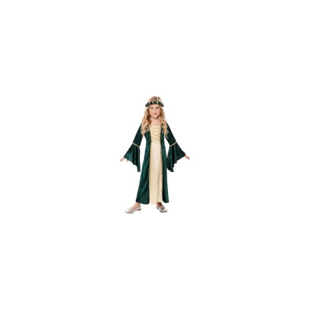 Disfraz de Dama medieval 5-6 años